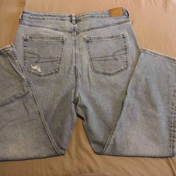 American Eagle Outfitters Blue Straight Leg Jeans - Picture 2 of 4